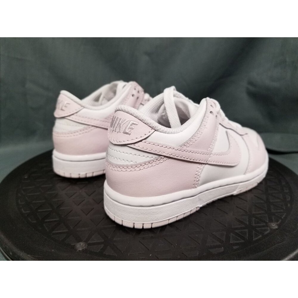 Nike Dunk Low White Light Violet (PS) Girls Size 11c NEW IN BOX! - Picture 8 of 13